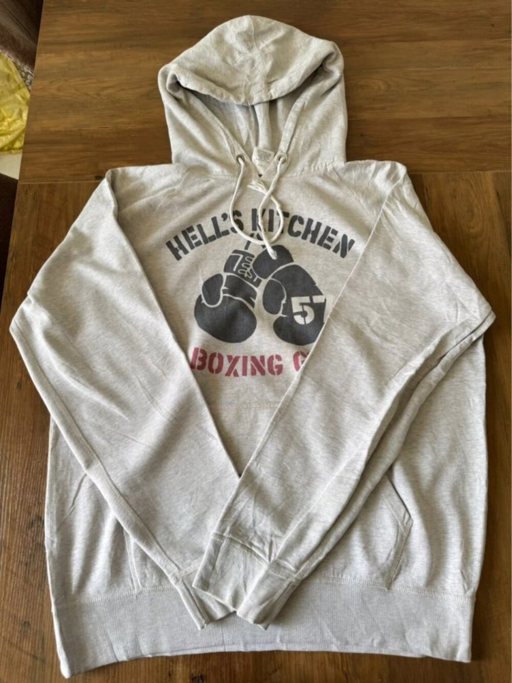 Vintage Graphic Pullover Hoodie Size L
